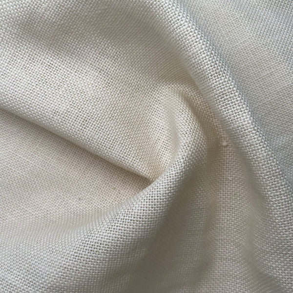 Tecido 100 Linho Natural Creme Texland