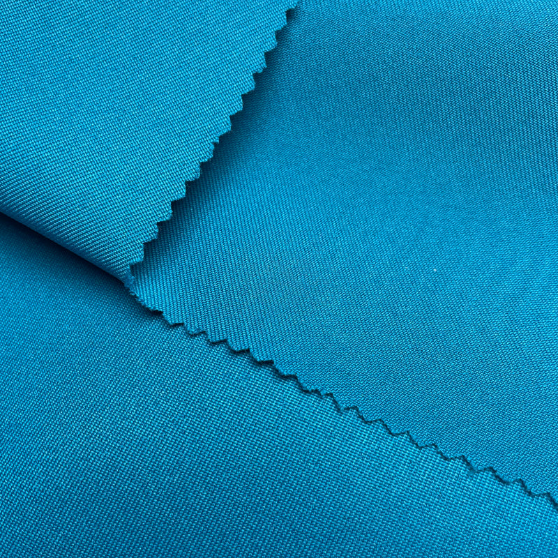 Tecido Sarja  Poliester 225g Azul Petroleo Texland