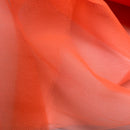 Tecido Tule a metro Laranja Fluorescente Texland