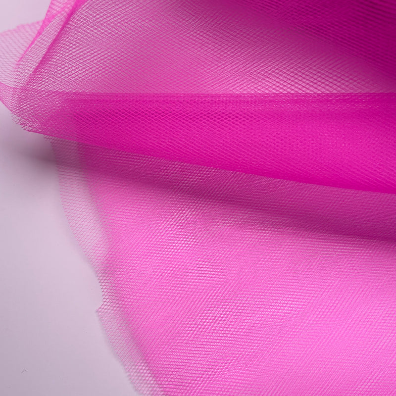 Tecido Tule a metro Rosa Fuxia Texland