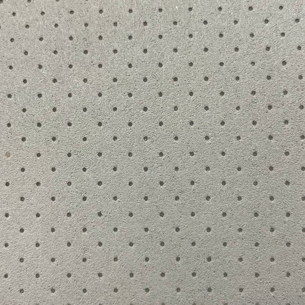 Perforated Alcantara Fabric | Light Grey