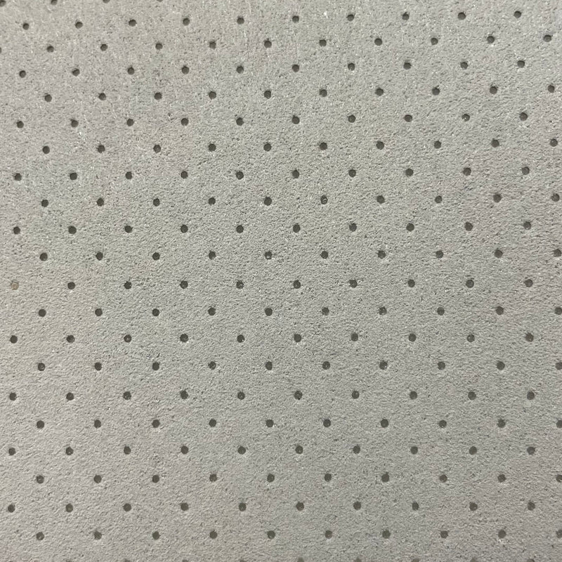 Perforated Alcantara Fabric | Light Grey