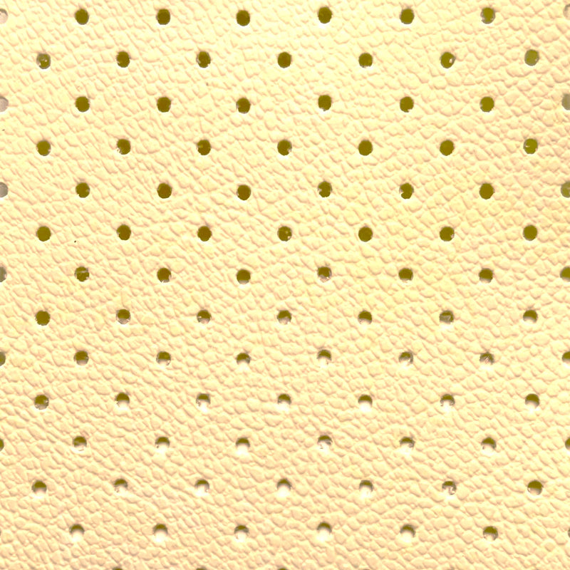 Napa Pergamoide Perforada 1,40m | Couro Sintético Pérola