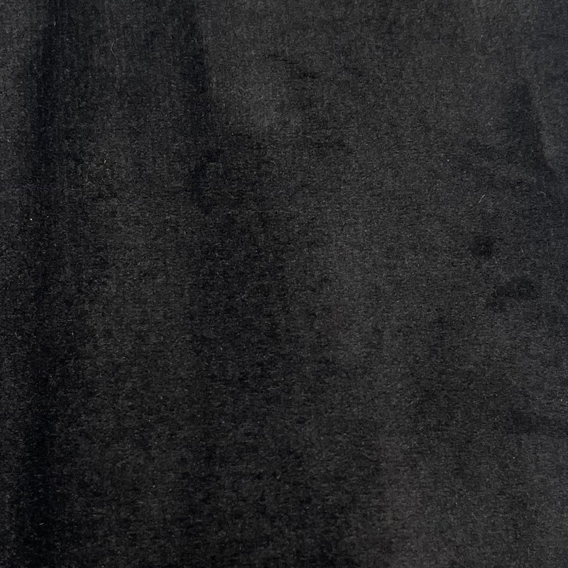 Veludo 2.8m Largura para Sofá e Toalha de Mesa | Preto