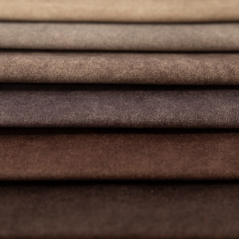 Tecido veludo para mobiliario e estofos Castanho Mink_Texland